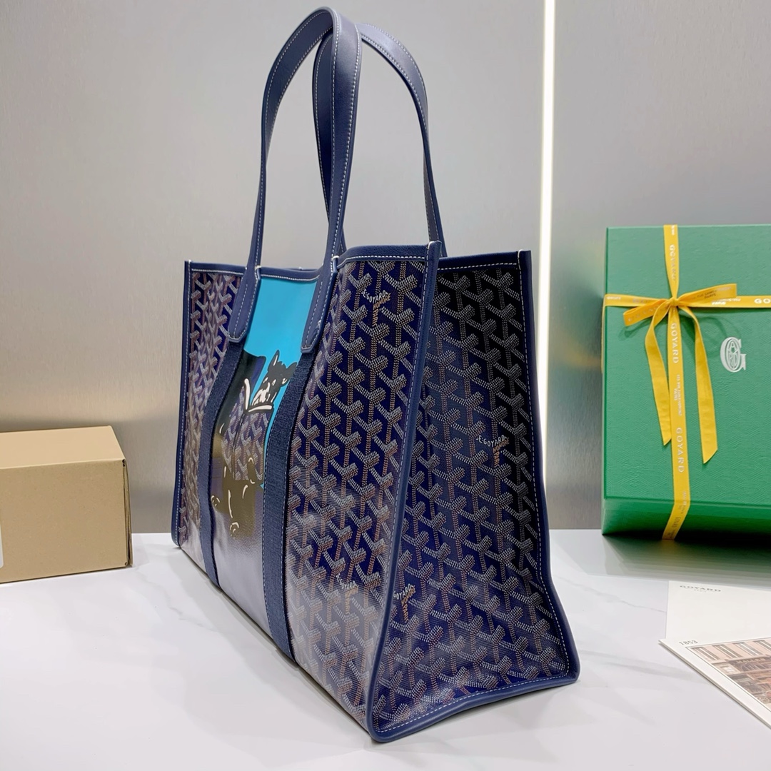 Villette Tote Bag MM In Navy